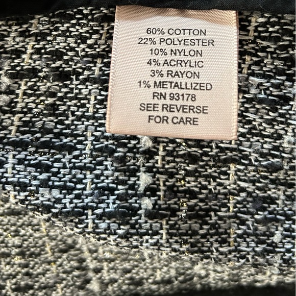 Philosophy Monochrome Tweed Jacket Size Small - Picture 4 of 5